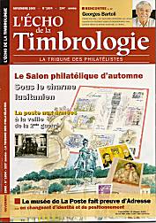 cliquez ici pour plus d'informations sur l'Echo de la Timbrologie