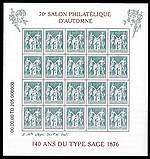 Bloc 140 ans du type Sage 1876