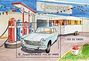 Bloc Fête du Timbre - Peugeot 404 Berline