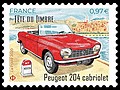 Fête du timbre - Peugeot 204 Cabriolet