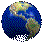 globe terrestre tournant 