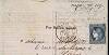20c siège sur Ballon-Poste No 17 frappé du cachet à date de Paris du 29 décembre 1870 à destination de Caen, arrivée le 2 janvier.