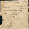 Gazette des Absents No 30 frappée du Cachet à Date de PARIS du 24 janvier 1871 à destination de SISTERON. Au verso, cachet de repêchage de LA TREMBLADE du 13 février 1871 et arrivée le 18 février.
