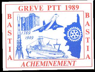 Grve de 1989, Bastia