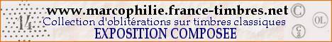 Oblit&eacute;rations sur Timbres de France