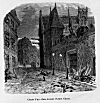 Un épisode du bombardement (Chute d un obus devant l hôtel Cluny) durant le siège de Paris en 1871