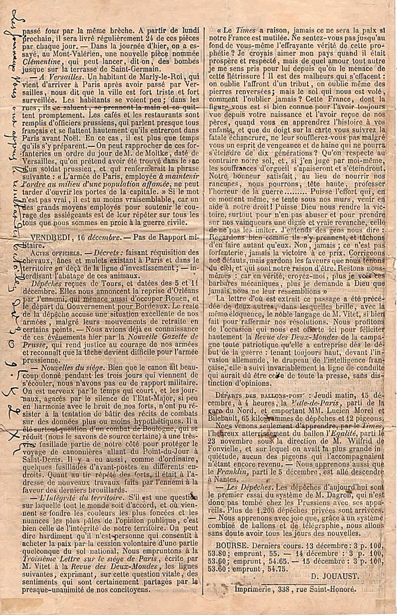 Gazette des absents numéro 17