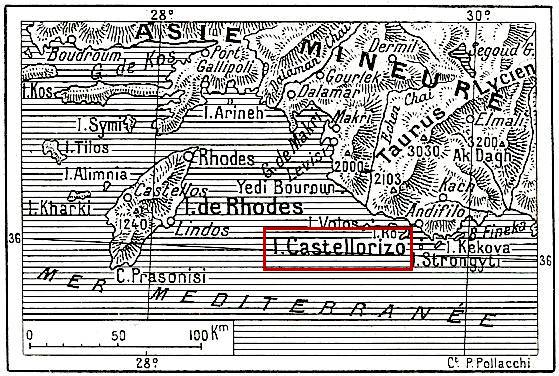 Carte de Castellorizo