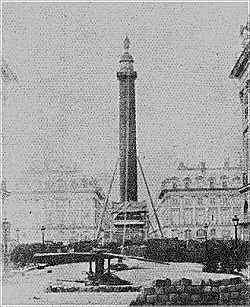 La destruction de la colonne Vendôme