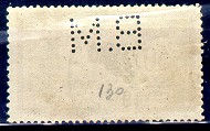 Merson perforé B.M 130 verso