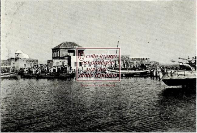 Rouad 1915 : Le débarquement  des marins français vu de la mer