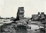 Rouad, 1915 : Les restes des vieux murs phniciens de l'le Rouad