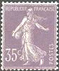 France : 35c violet type Semeuse camée