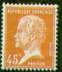 France : 45c rouge type Pasteur