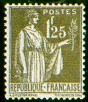 France : 1f 25 olive type Paix