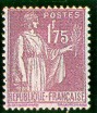 France : 1f 75 rose-lilas type Paix