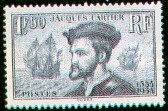 France : 1f 50 bleu Jacques Cartier