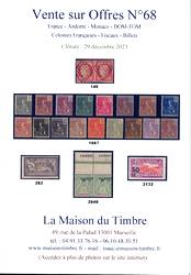 68 ème vente sur offres