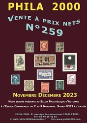 Vente à prix nets No 259 Novembre-Décembre 2023